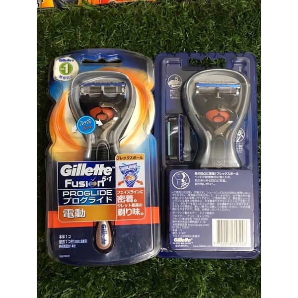 Dao Cạo râu GILLETTE Fusion 5+1 và lưỡi thay thế hàng nội địa Nhật Bản