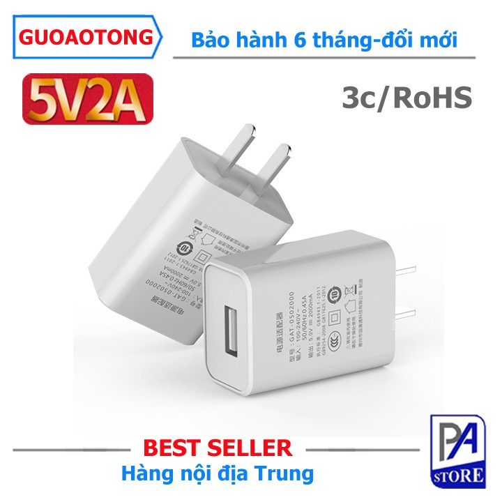 Củ Sạc Nhanh 5V/2A - Hàng Best Seller Nội Địa Trung