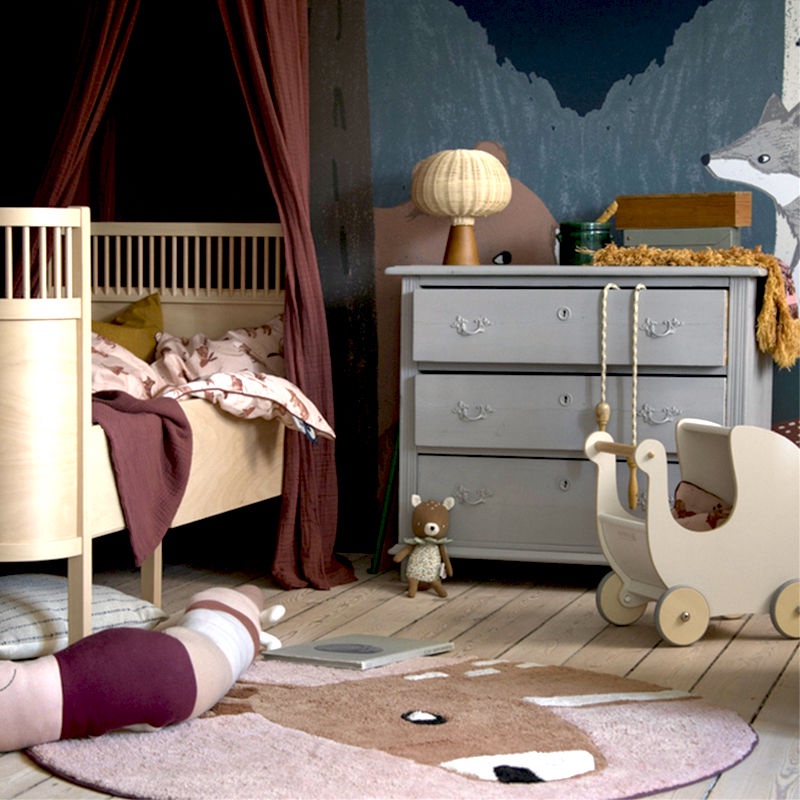 Thảm Chùi Chân Hình Tròn Họa Tiết Hoạt Hình Dễ Thương Thấm Hút Tốt Chống Trượt Tiện Dụng