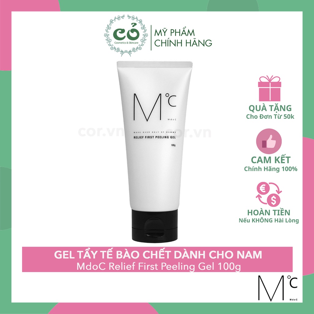 Tẩy tế bào chết dành cho nam MdoC Relief First Peeling Gel 100g