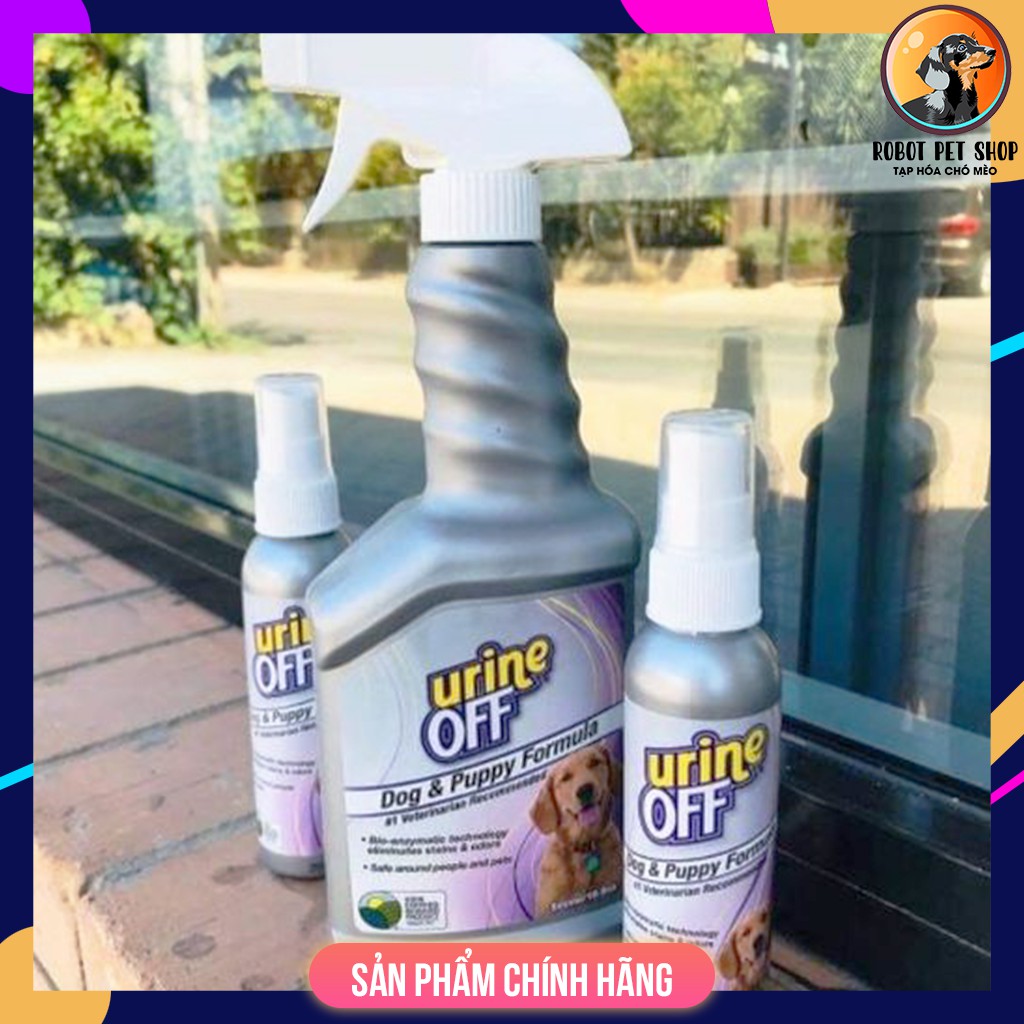 URINE OFF – Công nghệ XỊT KHỬ MÙI HÔI VÀ VẾT Ố DO NƯỚC TIỂU THÚ CƯNG