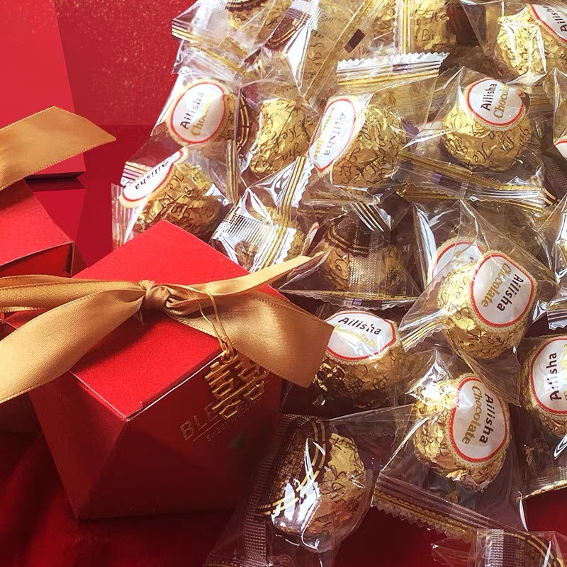 Kẹo Socola Sữa Hạnh Nhân Alisa Nhiều Vị Cực Ngon