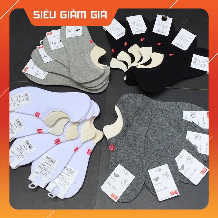 [ GIÁ SOCK ]Combo 10 đôi tất ( vớ ) ngắn cổ - tất mắt cá chân xuất Nhật - 4 mầu  [ GIÁ SOCK ]