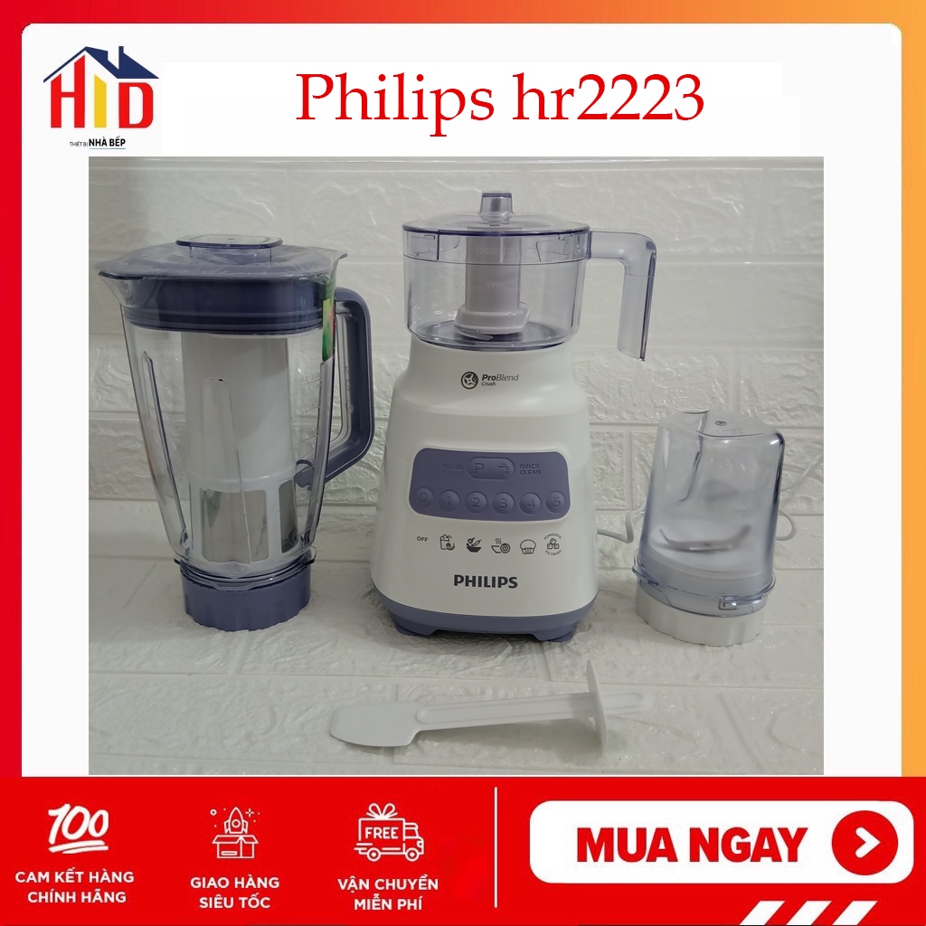 [Mã ELHA22 giảm 6% đơn 300K] Máy xay sinh tố cao cấp Philips HR2223 - bảo hành 24 tháng