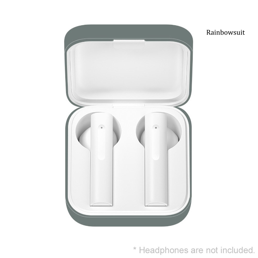 Vỏ bảo vệ hộp sạc đựng tai nghe bluetooth Xiaomi Air 2 Se bằng silicon chống trầy xước