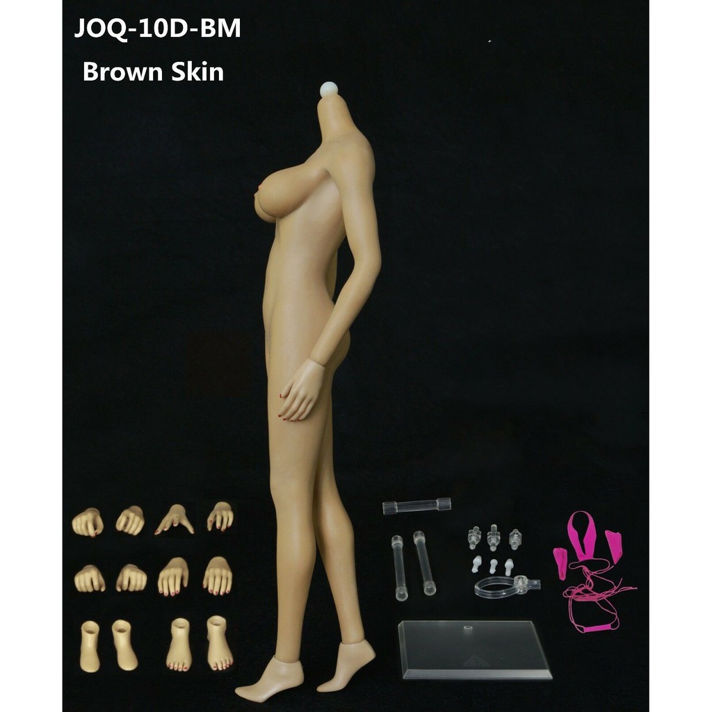 Mô hình búp bê nữ phong cách Châu Âu tỉ lệ 1:6 với chân tay có thể tháo rời JOQ-10E-BM