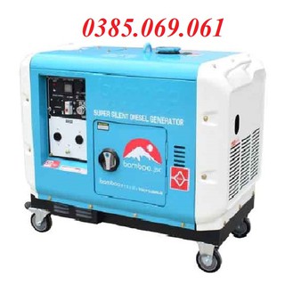 Máy phát điện chạy dầu 7kw bamboo 8500det