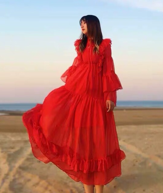 Red Dress Dubai vintage cao cấp