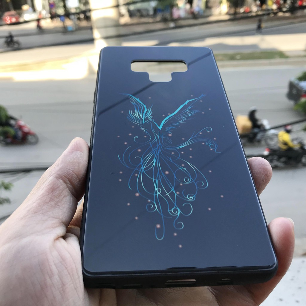 Ốp kính dạ quang 3D cho Samsung S8/ Samsung S8+/ Samsung S9/ Samsung S9+/ Samsung Note 8/ Samsung Note 9