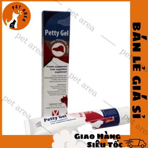 [Rẻ vô địch] [Có sẵn] Gel dinh dưỡng dành cho thú bệnh, bỏ ăn, bệnh lý về gan, giải độc gan,thú già Petty Gel 85gr