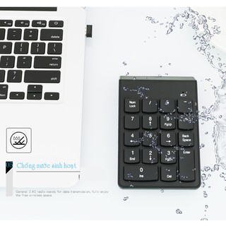 Bàn phím số không dây và Bluetooth 5.0