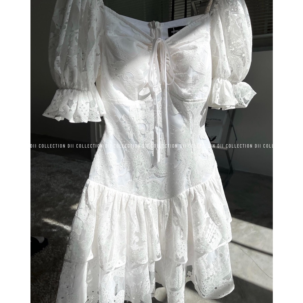 DII COLLECTION - Đầm thiết kế ren xoè tiểu thư cao cấp