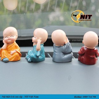Set 4 tượng " 4 không " chú tiểu