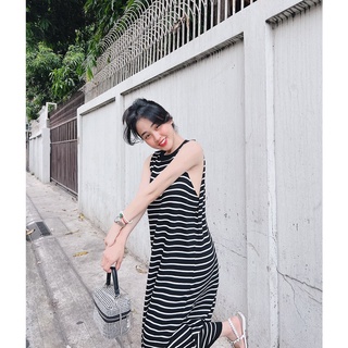 Đầm suông sọc nhỏ TL