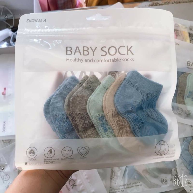 [HÀNG CHÍNH HÃNG ]  Tất lưới cho bé Dokma