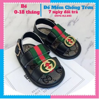 Giày tập đi cho bé, dép tập đi kiểu dáng sang choảnh cực chất,đế mêm chống trơn cho bé