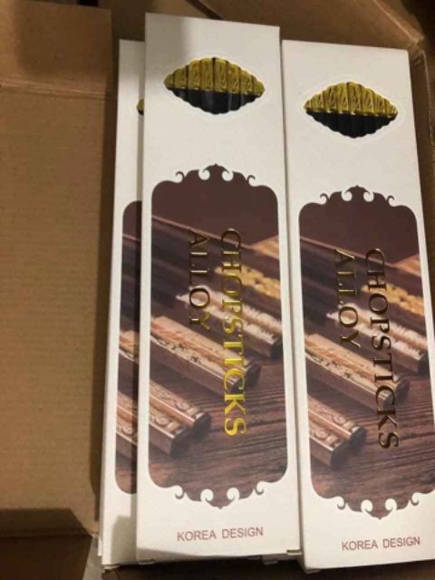 Combo 10 đôi đũa mạ vàng