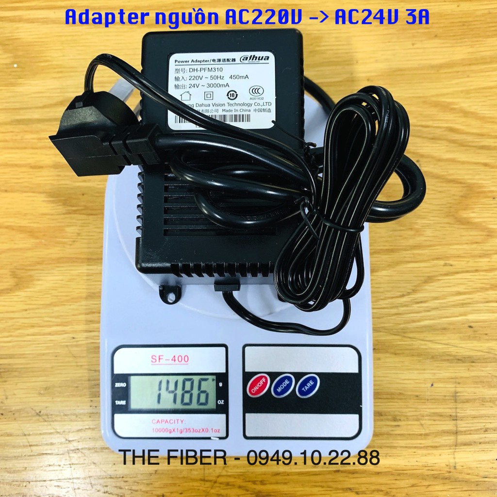 Adapter nguồn AC220V->AC24V 3A  - Dahua DH-PFM310