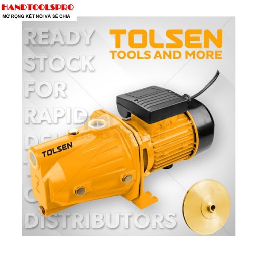 Máy bơm phun Tolsen 79973 - 750W, tăng áp lực nước hiệu quả cho gia đình