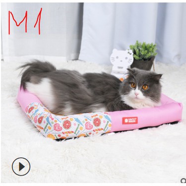 Cool mattress lining summer- autumn for pets (size up to 20kg) - Đệm mát lót chiếu điều hè- thu cho thú cưng