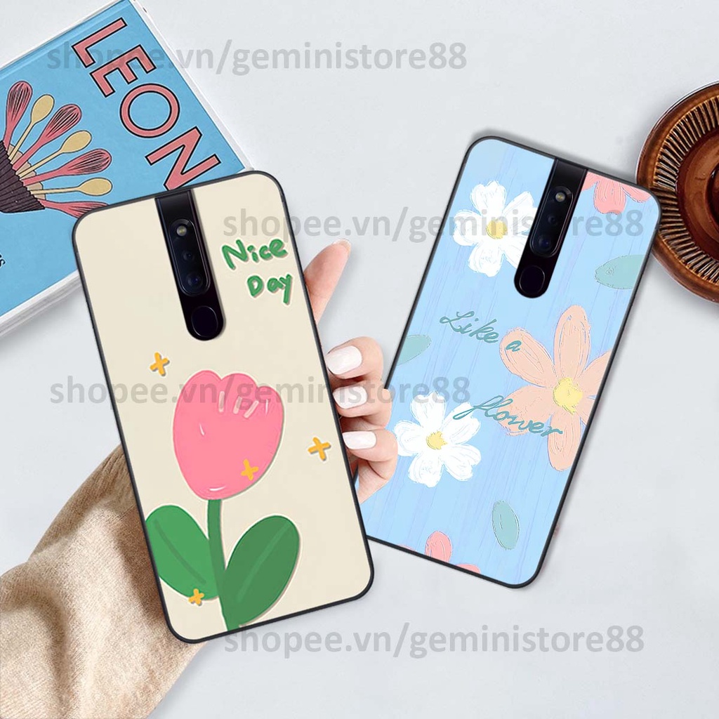Ốp Oppo F11 / F11 Pro in hình hoa lá nhiều màu sắc siêu đẹp, siêu xinh, siêu cá tính
