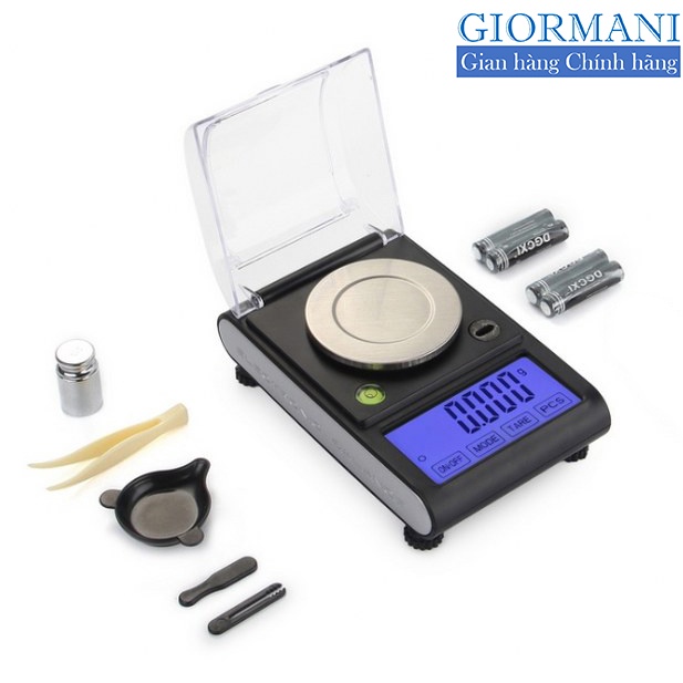 Cân tiểu ly cân vàng siêu xịn 50g-0.001g siêu chính xác MTC Series  - Hàng cao cấp GIORMANI
