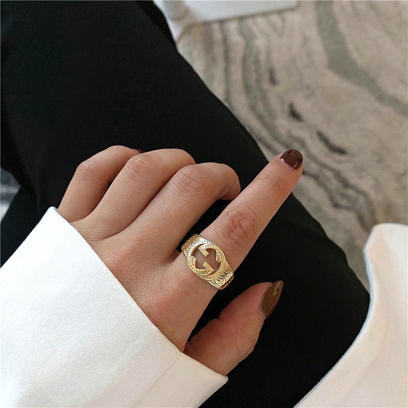 Nhẫn Thiết Kế Đơn Giản Sang Trọng Phong Cách Hàn Quốc Thời Trang Cho Nữ
