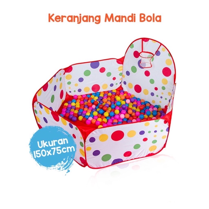 TENDA (Hàng Sẵn Sàng Để Gửi) Giỏ Tắm Bóng |Lều Tắm 1.2m Xinh Xắn Cao Cấp Cho Bé |Syeena | Đồ Chơi Trẻ Em Dễ Thương | Đồ Chơi Hồ Bơi Bóng Vui Nhộn Dành Cho Trẻ | Sẵn sàng đi. | Bồn Tắm Trẻ Em Bóng Rổ / Hồ Bơi Trẻ Em