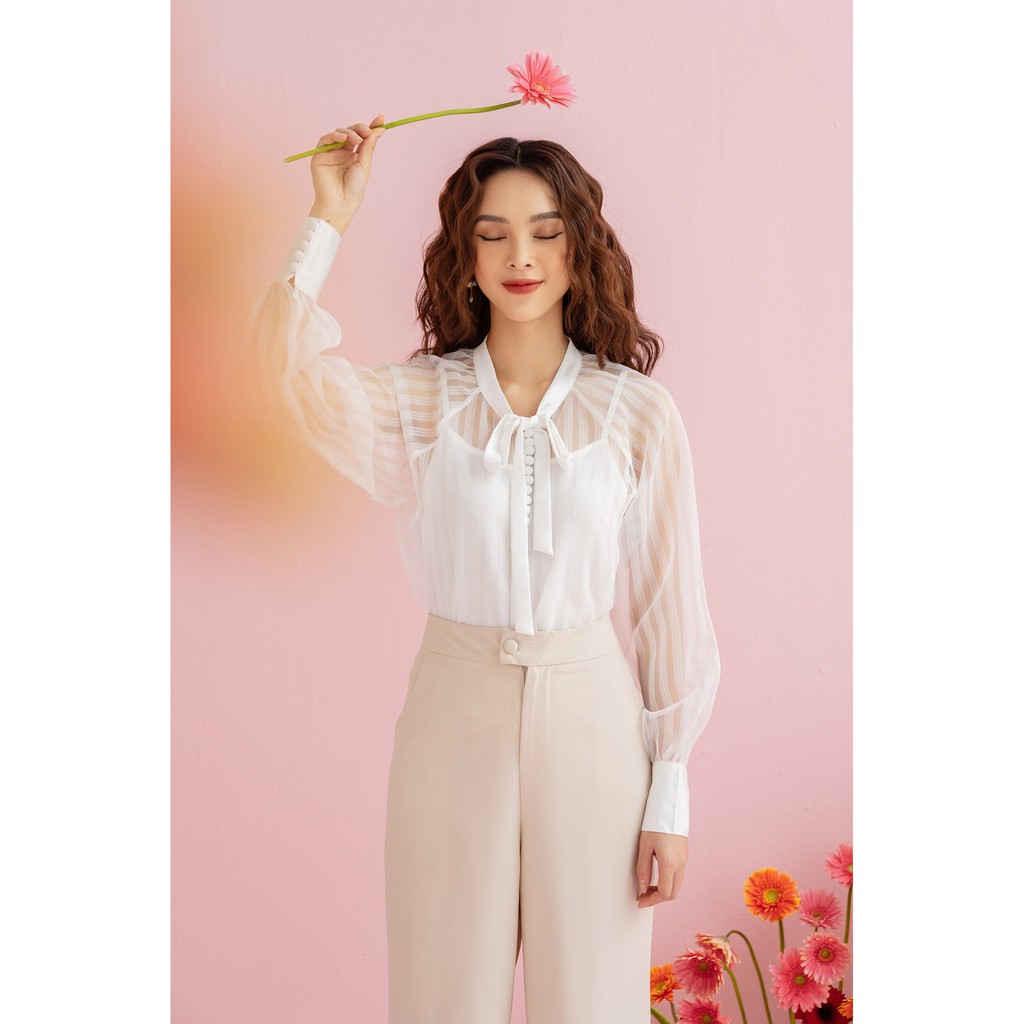 TUBYCATU | Áo sơ mi kaylin trắng