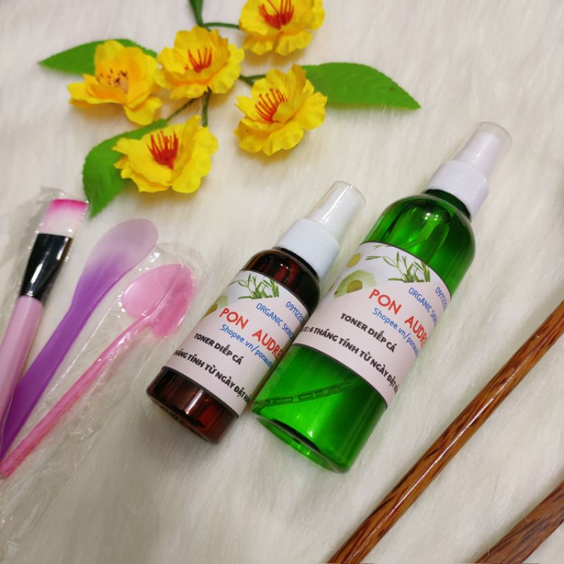 Toner Diếp Cá / Hoa Cúc / Hoa Hồng - Mỹ Phẩm Handmade