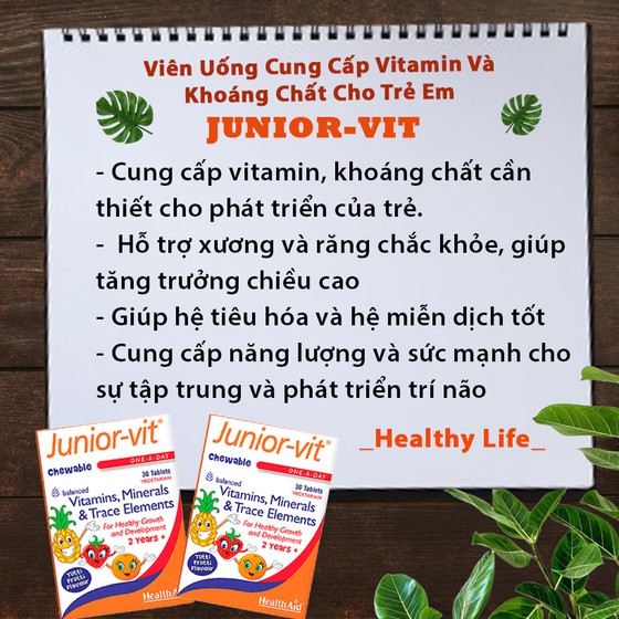 Viên Uống Junior Vit Bổ Sung Vitamin Cho Trẻ