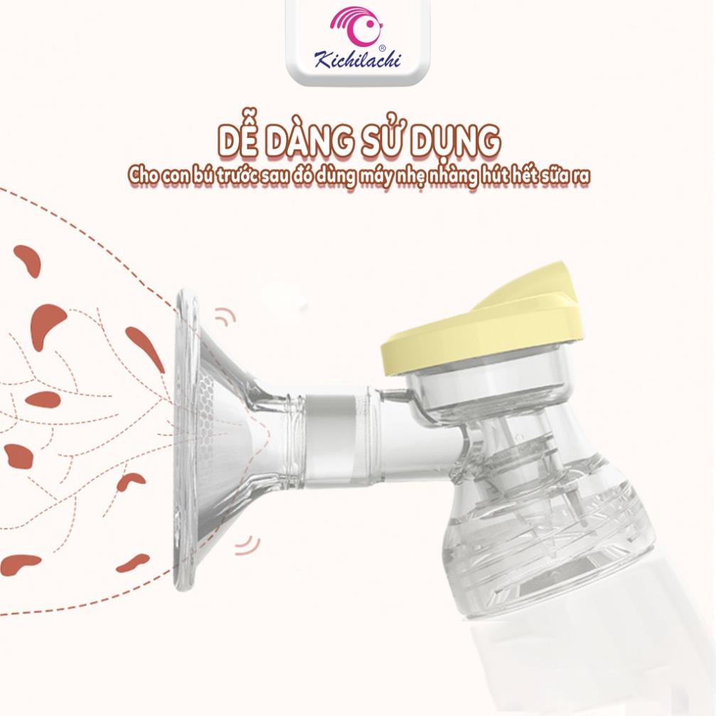 Máy hút sữa điện đơn, đôi Plus Kichilachi hút êm, không đau, tiếng ồn nhỏ phiên bản mới 2021