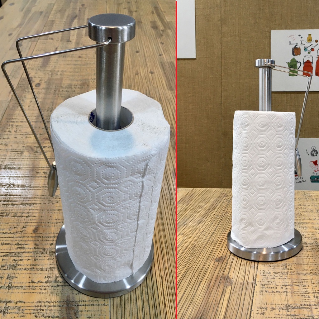 Cây Trụ Để Giấy Ăn Đứng Bằng Inox Trụ Để Khăn Giấy Vệ Sinh Inox Cao Cấp Hãng Amalife