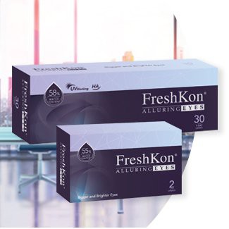 Kính giãn tròng FreshKon Alluring Eyes ( 3 Tháng )