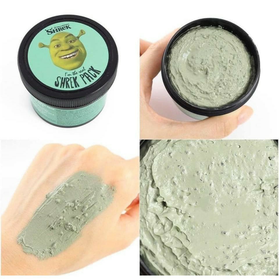 Mặt Nạ Đất Sét Bạc Hà Rau Má SHREK PACK-Chuyên Làm Sạch Mụn Cám,Mụn Đầu Đen,Bã Nhờn Chưa Có Đánh Giá