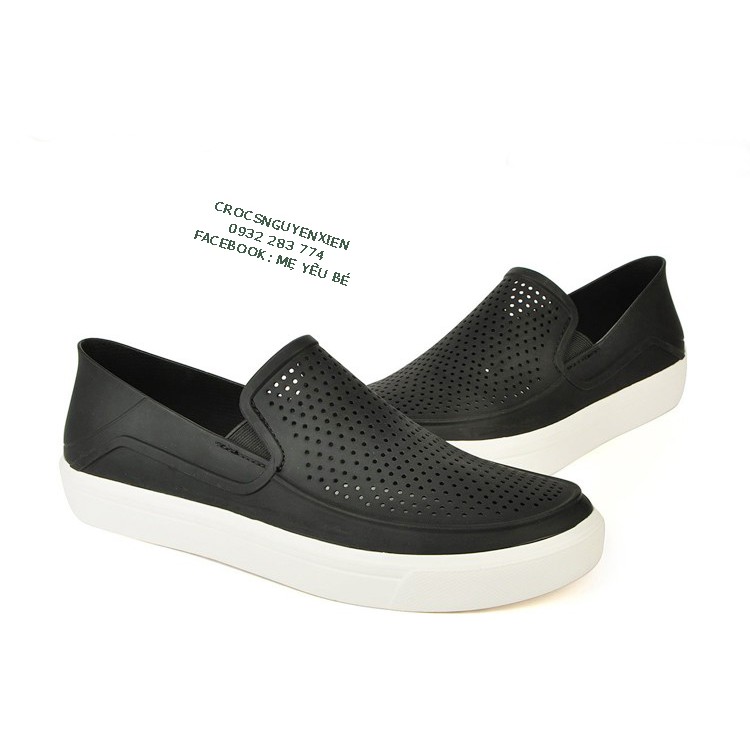 Giày nhựa đi mưa chống hôi chân -Croslite-Citilane-Roka-Slip-on cho nam màu Đen | BigBuy360 - bigbuy360.vn