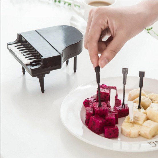 Bộ Xiên Dĩa Piano Bằng Nhựa GD497