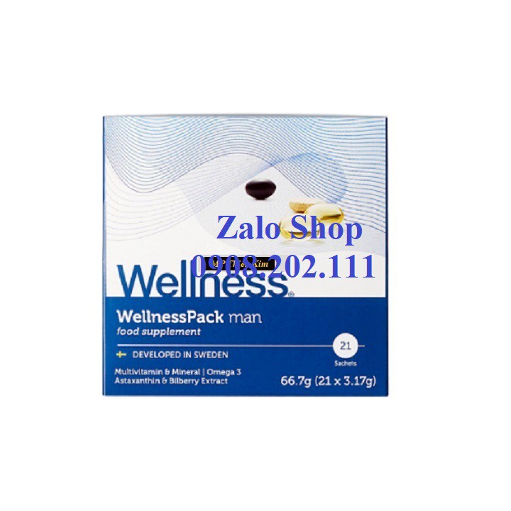 Viên uống well.ness cho nam hỗ trợ sức khỏe 29697 | Thế Giới Skin Care