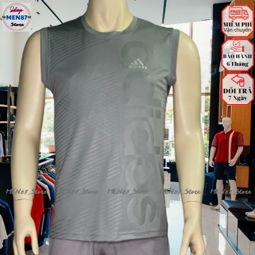 Áo ba lỗ nam Ép vân Áo thun nam 3 lỗ Tanktop sát nách thể thao chất vải co dãn mềm mịn- MEN87_Store