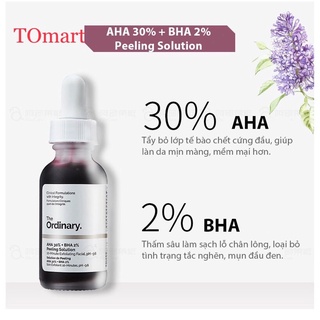 Tinh Chất The Ordinary AHA 30% + BHA 2% Peeling Solution 30ml