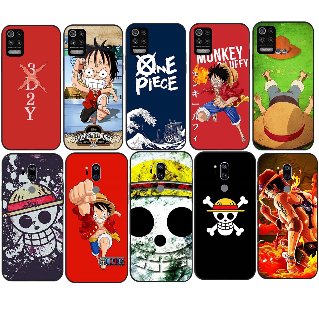 Ốp lưng silicon mềm LG Q6 V50S G8 ThinQ G8X ThinQ G7 ThinQ Vỏ điện thoại TPU FB18 Anime One piece