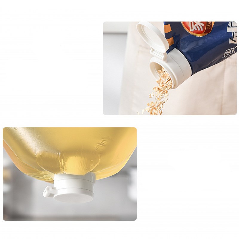 [Mới] Kẹp Niêm Phong Túi Thực Phẩm / Vòi Phun Tròn Niêm Phong Túi Thực Phẩm / Đồ Dùng Nhà Bếp / Du Lịch