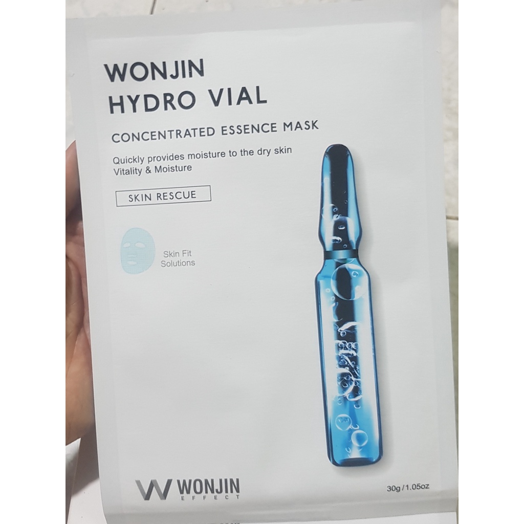 Mặt Nạ Wonjin Hàn Quốc Chính Hãng Wonjin Effect Energy Supplement Water Toning Hydro Vial Power Rejuvenation Mask