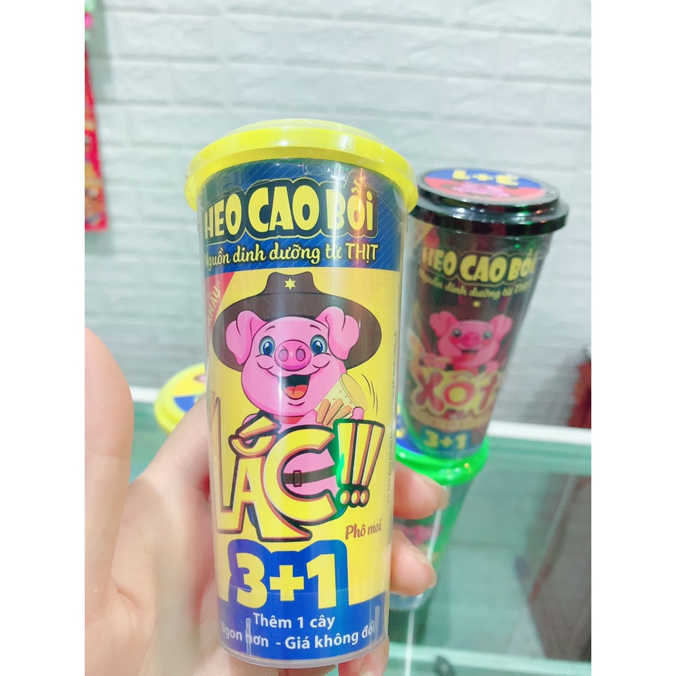 Xúc Xích Lắc Heo Cao Bồi đủ vị 64g