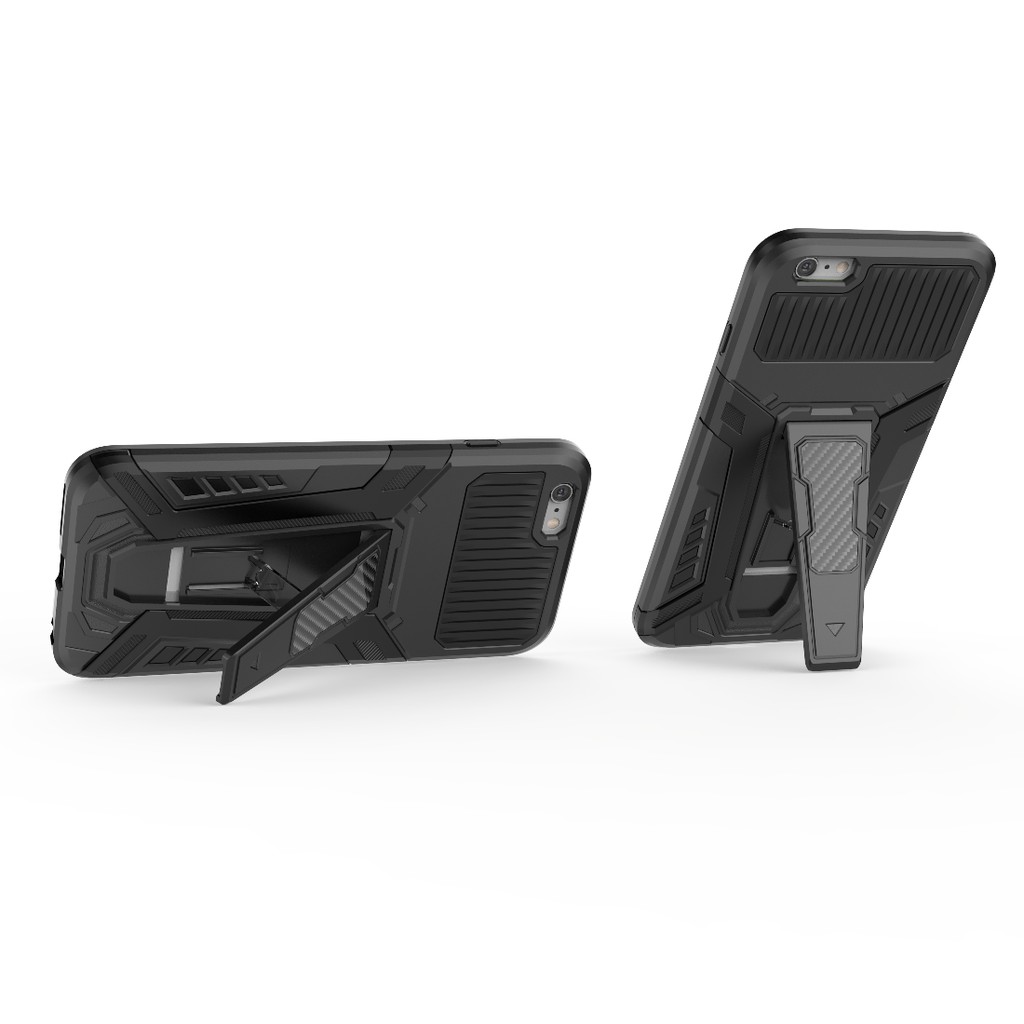 Iphone 6 plus / 6s plus / Iphone 6 / 6s ốp lưng chống sốc Iron Man Pro cao cấp giá đỡ xem phim