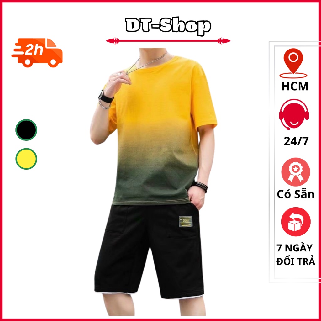 Đồ bộ nam loang trơn chất thun siêu mát mùa hè đủ size phong cách trẻ trung năng động