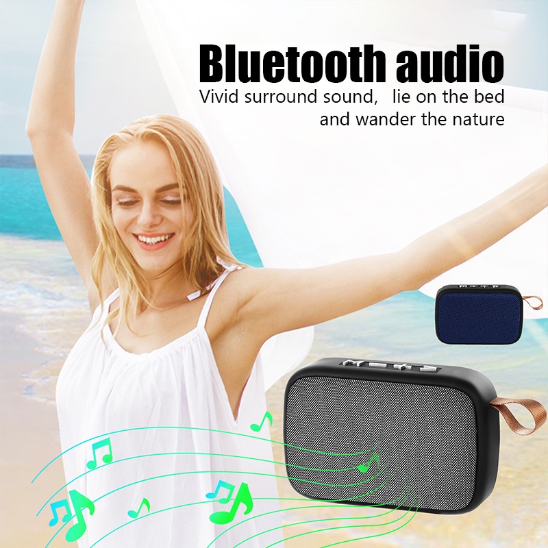 G2 Loa Bluetooth Không Dây Mini Hỗ Trợ Thẻ TF / MP3 KèM Mic