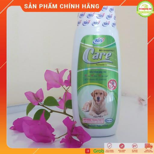 Sữa tắm cho chó mèo Bio Care ⚜FREESHIP⚜ Bio Care 150ml|450ml|500ml Phòng trừ ve rận | bọ chét cho chó mèo | PetZoneHCM