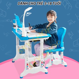 Bàn Ghế Học Sinh Thông Minh Chống Gù Lưng Cận Thị - Điều Chỉnh Độ Nghiêng Độ Cao