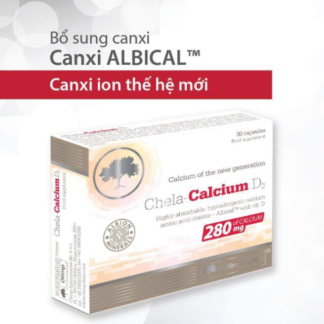 [CHÍNH HÃNG]Canxi hữu cơ Chela - Calcium D3 cho mẹ bầu và sau sinh